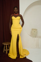 Embrace Gown – Draped Sweetheart Corset