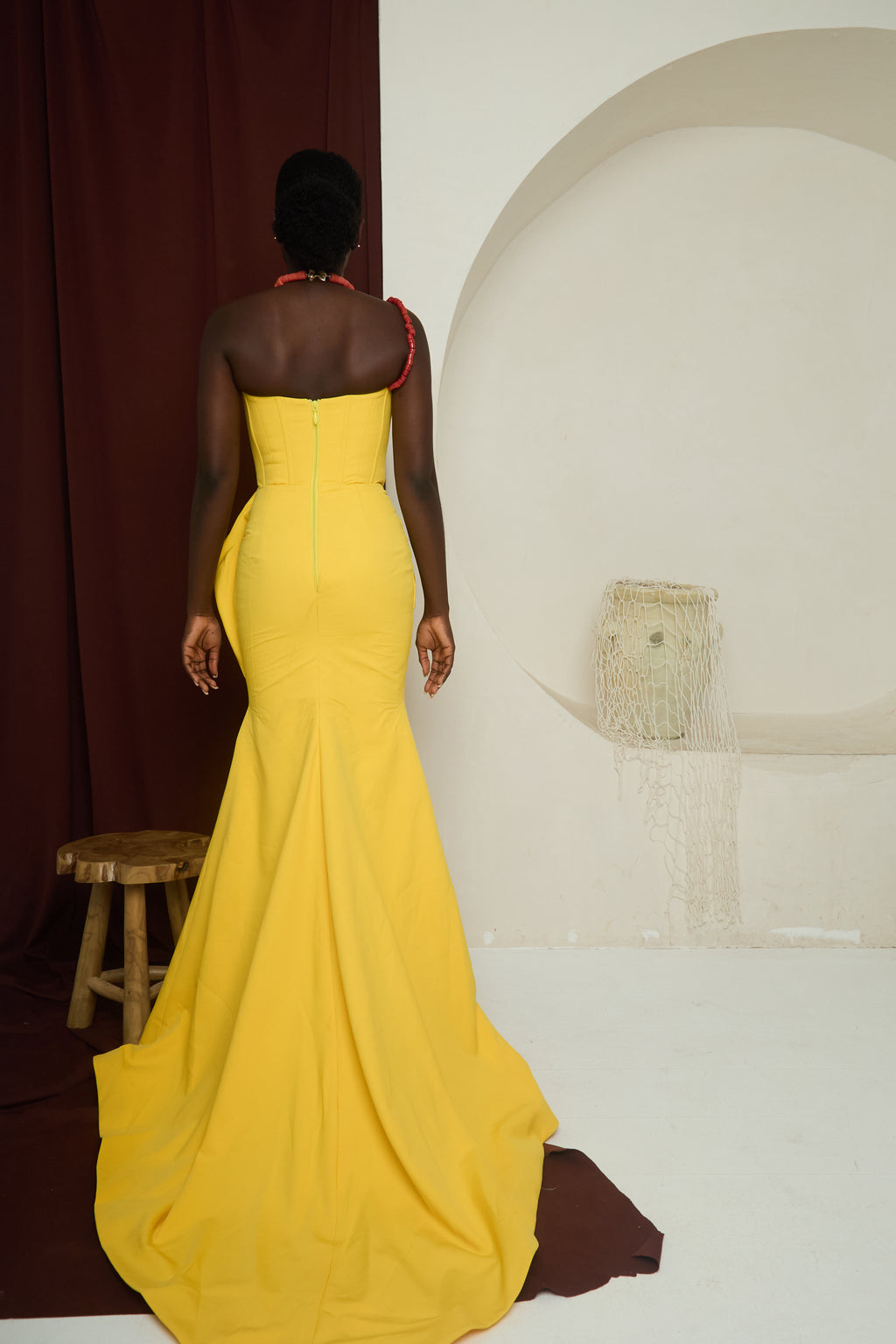 Embrace Gown – Draped Sweetheart Corset