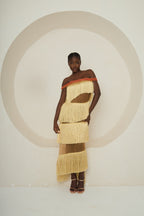 Tide Spirit Fringe Gown