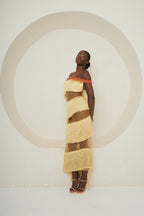 Tide Spirit Fringe Gown