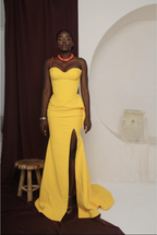 Embrace Gown – Draped Sweetheart Corset